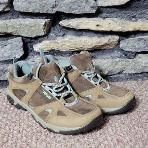 Teva Spyder Womens Brown and Tan Athletic Hiking Shoes Size 8.5